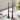 LED Shiny Dinner candle with varnish, 2 pieces (38 cm) Gray
