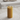 Unique LED Pillar candle D 7.5 x 15 cm Curry